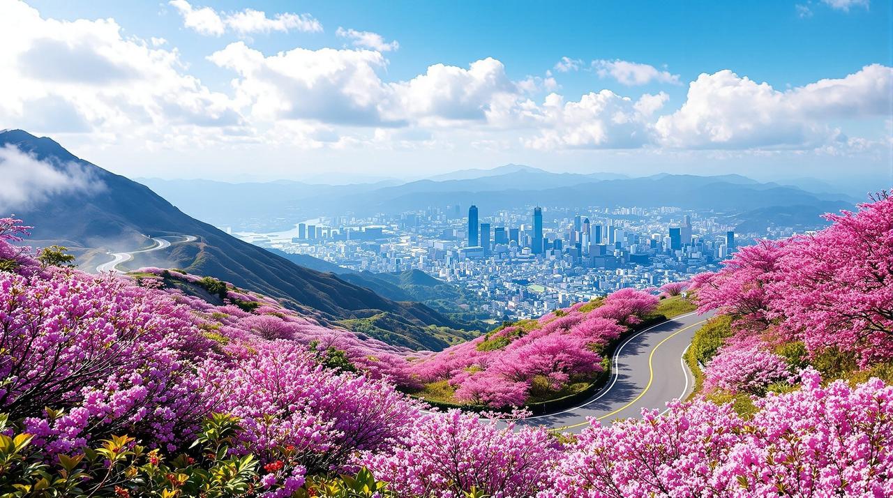 精彩视频合集 - 台湾阳明山杜鹃花季全攻略