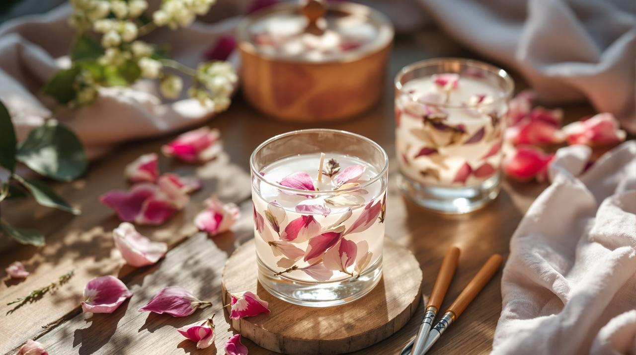 精彩视频 - DIY杜鹃花主题手工蜡烛制作教程